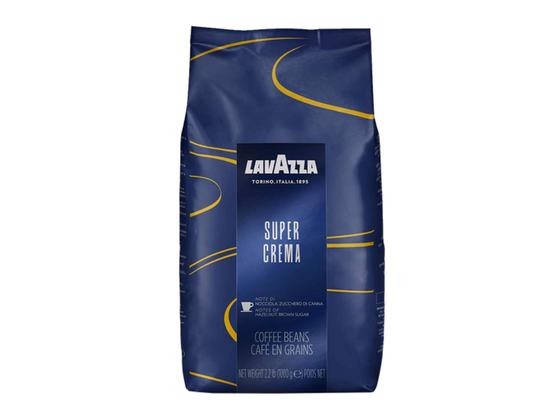 lavazza espresso super crema coffee beans